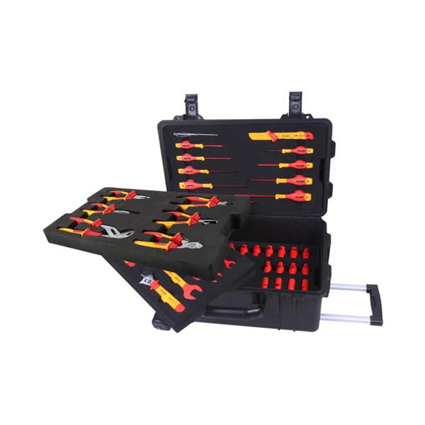 Set alicates+desarmadores+llaves aislados maleta 1000V VDEline