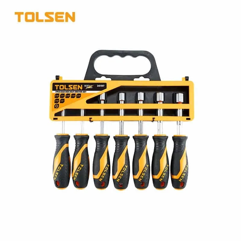 Desarmadores Tuerca 3/16 A 1/2" Juego 7Piezas 