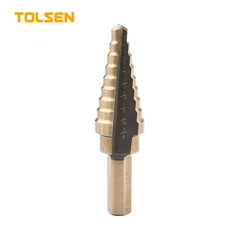 Broca Escalonada 1/4-3/4 Gold/Black